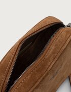 Weekend Max Mara чанта crossbody дамска от кожа WKASTRUZZO кафява 2625516195600