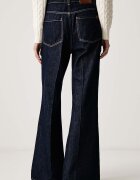 Weekend Max Mara дънки wide leg дамски WKDSPORT тъмносини 2625186022600