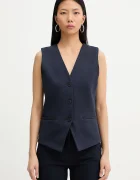 Weekend Max Mara Елек POGGIO в тъмносиньо с едно копче 2615911021600
