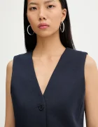 Weekend Max Mara Елек POGGIO в тъмносиньо с едно копче 2615911021600