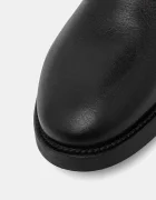Weekend Max Mara Кожени ботуши Visby в черно с равна подметка 2525796015600