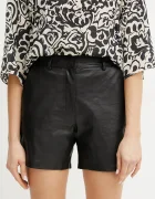 Weekend Max Mara Кожени къси панталони