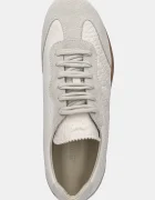 Weekend Max Mara Кожени маратонки Wkalancia в бежово 2615761074600