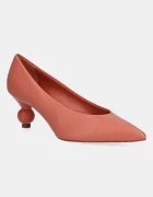 Weekend Max Mara Кожени обувки с дебел ток RENZA