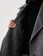 Weekend Max Mara палто дамско от вълна WKDALPE сиво 2625086032600