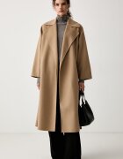 Weekend Max Mara палто дамско от вълна WKDOPEROSO бежово 2625016011600