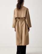Weekend Max Mara палто дамско от вълна WKDOPEROSO бежово 2625016011600