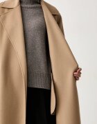 Weekend Max Mara палто дамско от вълна WKDOPEROSO бежово 2625016011600
