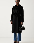 Weekend Max Mara палто дамско от вълна WKDRESINA черно 2625016021600