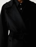 Weekend Max Mara палто дамско от вълна WKDRESINA черно 2625016021600