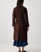 Weekend Max Mara палто дамско от вълна WKDRESINA кафяво 2625016102600