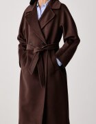 Weekend Max Mara палто дамско от вълна WKDRESINA кафяво 2625016102600