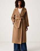 Weekend Max Mara палто дамско с вълна WKDTEMPERA кафяво 2625016072600