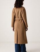 Weekend Max Mara палто дамско с вълна WKDTEMPERA кафяво 2625016072600
