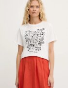 Weekend Max Mara Памучна тениска BORA дамска в бяло 2615971042600