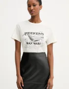 Weekend Max Mara Памучна тениска GUGLIA