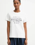 Weekend Max Mara Памучна тениска GUGLIA