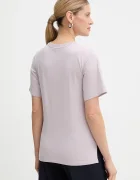 Weekend Max Mara Памучна тениска VENACO дамска в лилаво 2615971031600