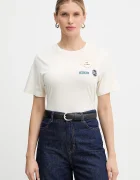 Weekend Max Mara Памучна тениска WEST дамска в бежово 2615971041600