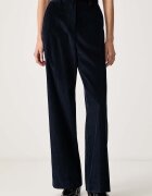Weekend Max Mara панталон дамски от джинс WKDTANIA тъмносин с висока талия 2625136012600