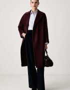 Weekend Max Mara панталон дамски от джинс WKDTANIA тъмносин с висока талия 2625136012600