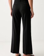 Weekend Max Mara панталон дамски от вълна WKDVISIVO черен с висока талия 2625136061600