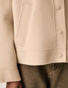 Weekend Max Mara преходно яке дамско с вълна WKDRIDENTE бежово 2625086041600
