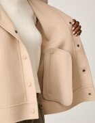 Weekend Max Mara преходно яке дамско с вълна WKDRIDENTE бежово 2625086041600