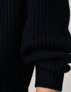 Weekend Max Mara пуловер дамски от вълна WKDLASER тъмносин 2625366182600
