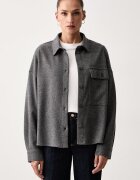 Weekend Max Mara риза дамска WKDAGIATE сива с меланжова шарка 2625916032600