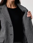 Weekend Max Mara сако дамско с добавена вълна WKDFEROCE сиво 2625916012600