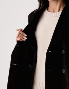 Weekend Max Mara сако с двуредно закопчаване дамско от джинс WKDKATANGA кафяво 2625046012600
