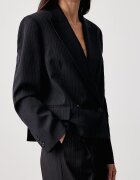 Weekend Max Mara сако с двуредно закопчаване дамско с вълна WKDCANAPA тъмносиньо 2625046062600