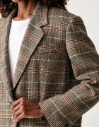 Weekend Max Mara сако с едноредно закопчаване дамско с вълна WKDFEBO бежово 2625046082600