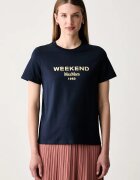 Weekend Max Mara тениска дамска от памук WKDEDISON тъмносиня 2625976041600