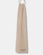 Weekend Max Mara Вълнен шал BARDIES в бежово с изчистен дизайн 2525746035600