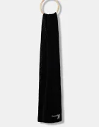 Weekend Max Mara Вълнен шал BARDIES в черно с изчистен дизайн 2525746035600