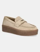 Weekend Max Mara Велурени мокасини Kapokloafer