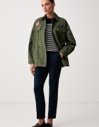 Weekend Max Mara яке дамско от памук WKDRAZZA зелено 2625086011600