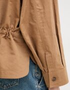 Weekend Max Mara яке тип риза дамско с лен VETTURA кафяво 2615041082600