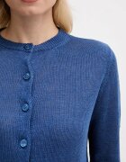 Weekend Max Mara жилетка дамска от лен BADIA синя 2615341022600