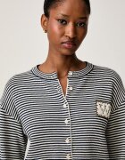 Weekend Max Mara жилетка дамска с памук WKDTEIERA тъмносиня 2625346041600