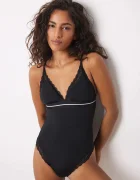 women'secret Боди HELANKAS BLACK AND WHITE