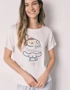 women'secret домашен комплект дамски от вискоза бял 3133509