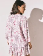 women'secret домашен комплект дамски от вискоза виолетов 4853725