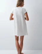 women'secret нощница дамска от памук бежова 4924804