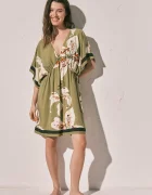 women'secret Нощница дамска от вискоза зелена 4923671