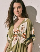 women'secret Нощница дамска от вискоза зелена 4923671