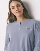 women'secret Памучна пижама в синьо от памук 3592478