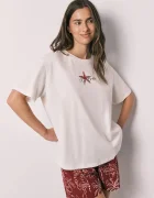 women'secret пижама дамска от памук бежова 3134029